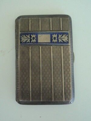 AUSTRIA IMPERIAL CIGARETTE CASE. MADE IN SILVER. HALLMARKED. RARE. VF+