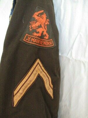 BELGIUM MILITARY jANDAMARIE TUNIC UNIFORM. MEDAL. 1970'S  14