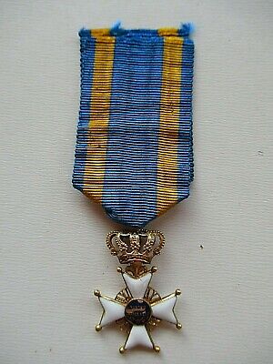 NETHERLANDS ORDER OF THE LION LARGE SIZE MINIATURE MADE IN GOLD VERY R