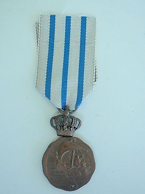 罗马尼亚王国海军三级勇敢勋章，带皇冠。稀有的