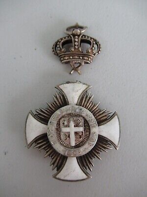 SERBIA ORDER OF KARAGEORGE 4TH CLASS. DAMAGED. ALL ORIGINAL! RARE!