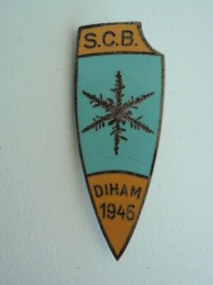 ROMANIA S.C.B. DIHAM 1946 BADGE MEDAL RARE!