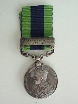 英国印度将军勋章，带条银/镀金命名。 RA