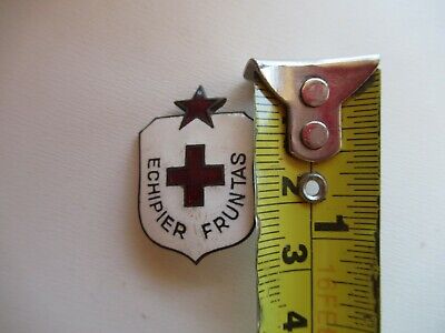 ROMANIA SOCIALIST RPR OUTSTANDING LEADER RED CROSS BADGE MEDAL. RARE V