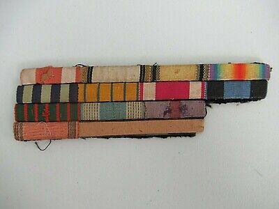 ROMANIA KINGDOM WWI 14 SERVICE RIBBON BAR (2 MISSING). MEDAL. RARE.