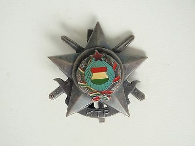 ВЕНГРИЯ, СОЦИАЛИСТИЧЕСКИЙ ВОЕННЫЙ ЗНАК, МЕДАЛЬ 3-Й КЛАССА. ВФ+