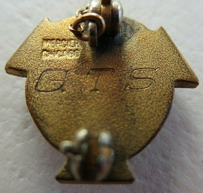 USA FRATERNITY PIN KAPPA PSI RHO. MADE IN GOLD. NAMED. MARKED. 1482