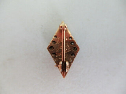 美国兄弟会 PIN CHI PSI UPSILON 。 14K 金制成。命名。 750