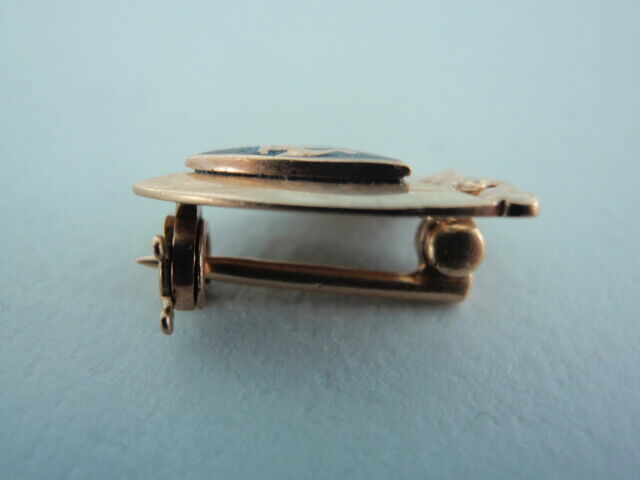 USA FRATERNITY PIN KAPPA PSI. MADE IN GOLD. 1904. NAMED. 409
