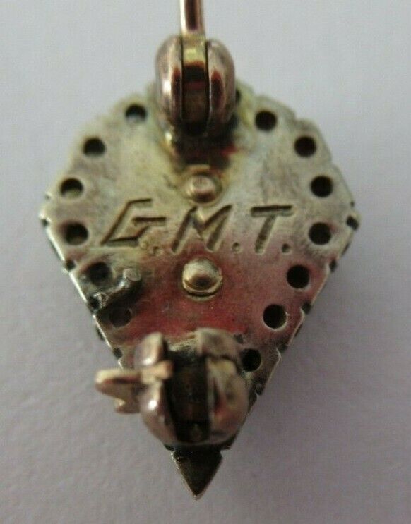 USA FRATERNITY PIN KAPPA THETA ALPHA. MADE IN GOLD. NAMED. 1138