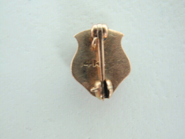 USA FRATERNITY PIN THETA SIGMA LAMBDA MADE IN GOLD 14K. RARE! 491