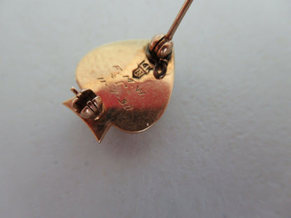 美国兄弟会 PIN Delta Theta。 14K 金制成。 1930.命名。已标记。