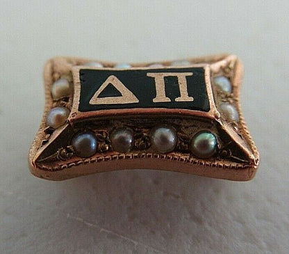 USA FRATERNITY PIN DELTA PI. MADE IN GOLD 10K.. 1367