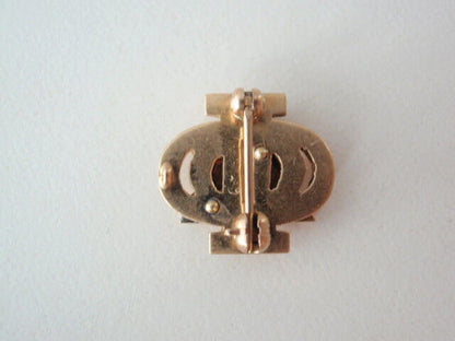 USA FRATERNITY PIN PHI DELTA PHI. MADE IN GOLD. 339