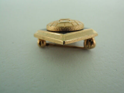 USA FRATERNITY PIN KAPPA EPSILON THETA. MADE IN GOLD. 560