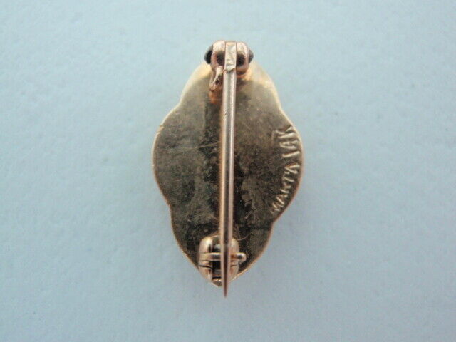 USA FRATERNITY PIN BETA ALPHA. MADE IN GOLD 14K. NAMED. 455