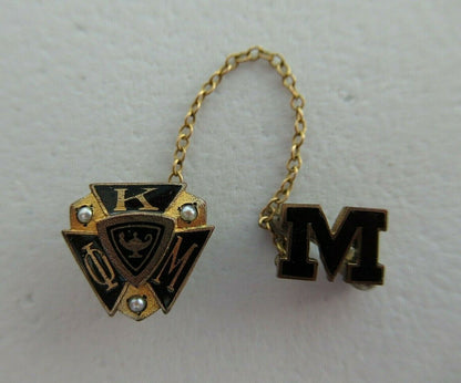 USA FRATERNITY PIN PHI KAPPA RHO. MADE IN GOLD. 1603