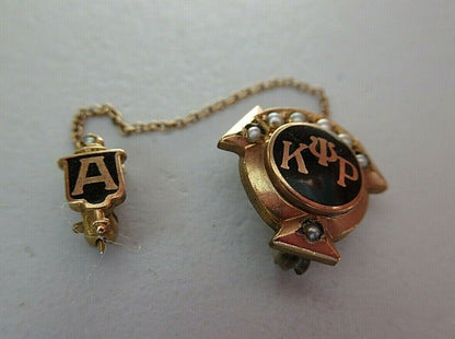 美国兄弟会 PIN KAPPA PSI RHO。黄金制造。命名。已标记。第1482章