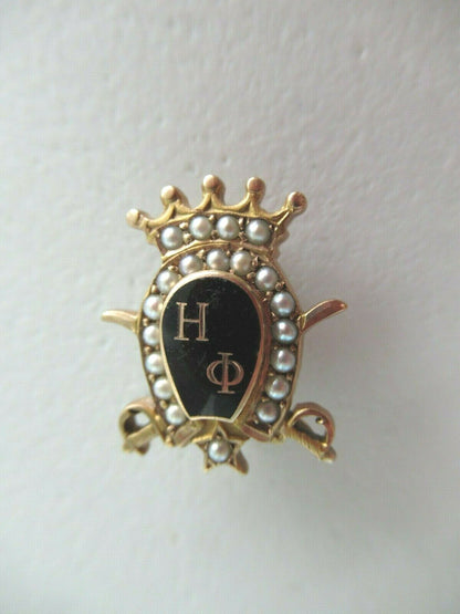 USA FRATERNITY PIN ETA PHI. MADE IN GOLD 10K. 46. NAMED. MARKED. 989