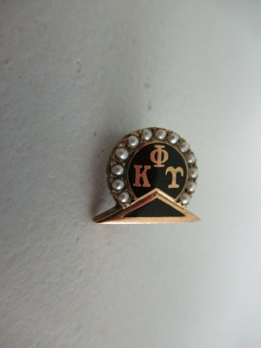 USA FRATERNITY PIN PHI KAPPA UPSILON. MADE IN GOLD. 890