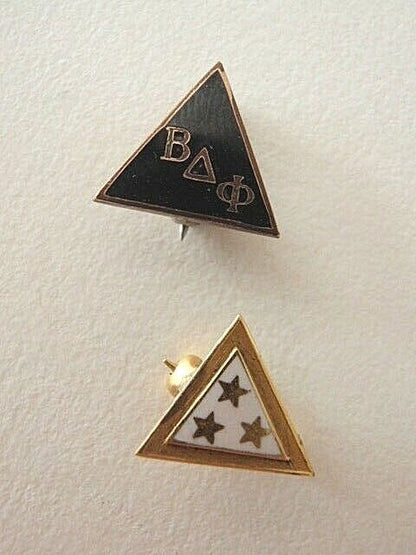 USA FRATERNITY PIN TWO PLEDGE PINS.184
