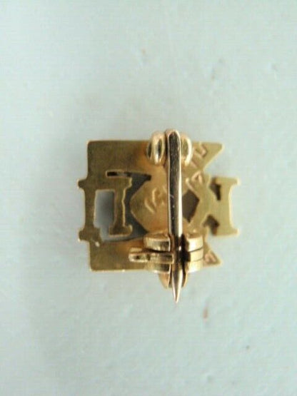 美国兄弟会 PIN SIGMA KAPPA PI。 14K 金制成。命名。第582章