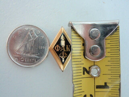 USA FRATERNITY PIN PHI ALPHA KAPPA. MADE IN GOLD. 1949. NAMED. 363