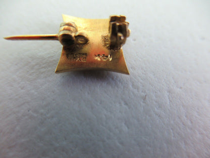 美国兄弟会 PIN SIGMA DELTA PI。 14K 金制成。已标记。 708