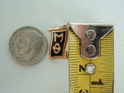 USA FRATERNITY PIN SIGMA PHI PIN. MADE IN GOLD. NAMED. MARKED. 579