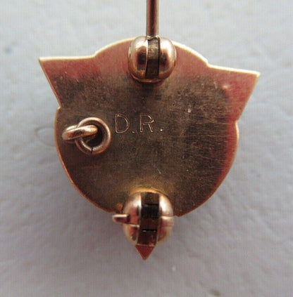 美国兄弟会 PIN PHI GAMMA EPSILON。黄金制造。命名。 1863年