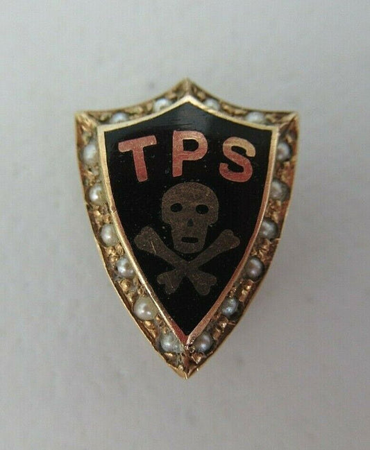 美国兄弟会甜心徽章 TPS。 10K 金制成。命名。第1669章
