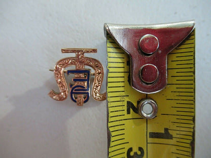 USA FRATERNITY PIN PSI THETA EPSILON. MADE IN GOLD. DATED 1897!. NAMED