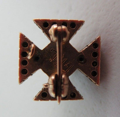 美国兄弟会 PIN PHI PHI KAPPA。黄金制造。命名。 1853年