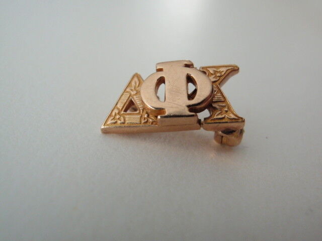 USA FRATERNITY PIN PHI DELTA KAPPA. MADE IN GOLD 10K. MARKED 335