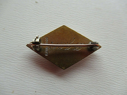 USA FRATERNITY PIN PHI DELTA PSI. MADE IN GOLD FILLED. MARKED. 1296