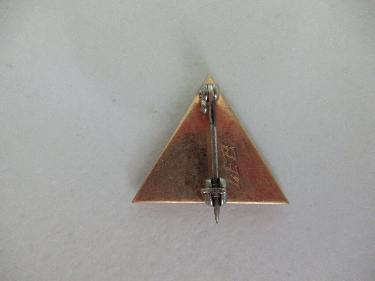 USA FRATERNITY PIN DELTA LAMBDA SIGMA. MADE IN GOLD. NAMED. 853