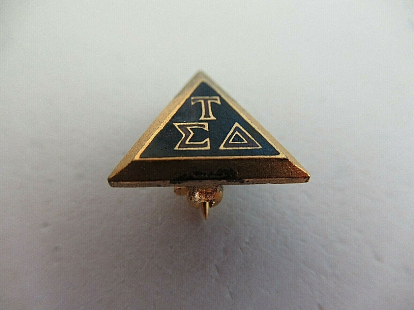 USA FRATERNITY PIN TAU SIGMA DELTA. MADE IN GOLD. 1329