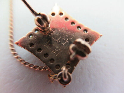 USA FRATERNITY PIN OMEGA DELTA. MADE IN GOLD. RUBIES. DATED 1942. NAME