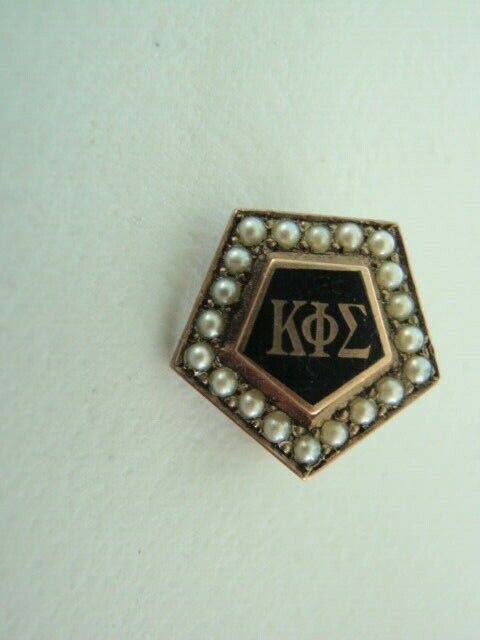USA FRATERNITY PIN KAPPA PHI SIGMA. MADE IN GOLD. MARKED. 568