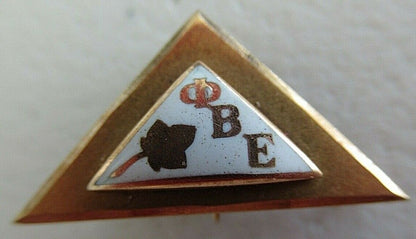 USA FRATERNITY PIN PHI BETA EPSILON. MADE IN GOLD 1966 NAMED. CAMBRIDG