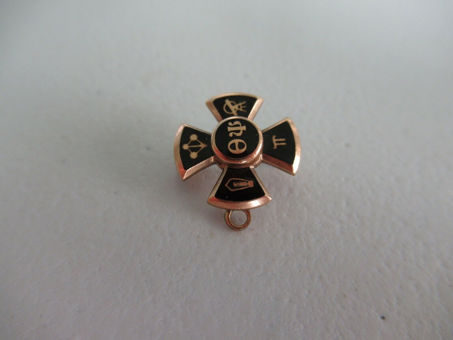 БРАТСТВО США PIN THETA PSI. СДЕЛАНО ИЗ ЗОЛОТА. 983