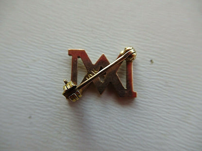 美国兄弟会 PIN LAMBDA MU。 10K 金制成。 1265