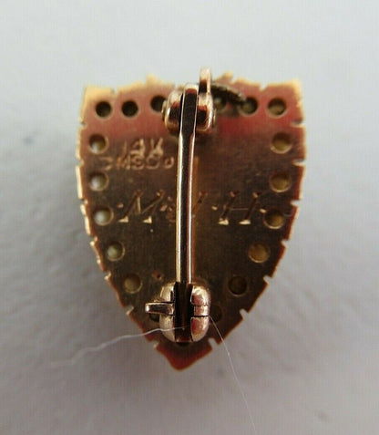 USA FRATERNITY SWEETHEART PIN CNS. MADE IN GOLD 14K. NAMED. MARKED. 16