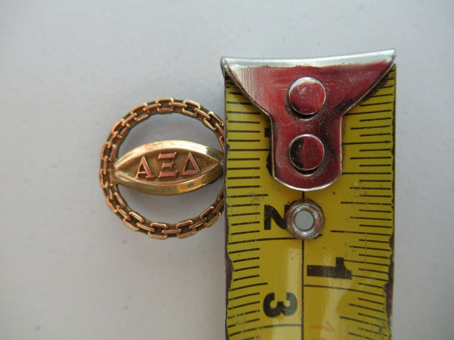 美国兄弟会 PIN ALPHA PHI Sigma。包金制成。已标记。 1636