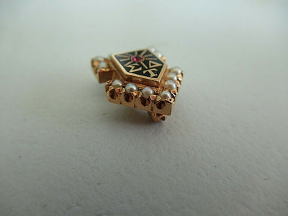 美国兄弟会 PIN SIGMA DELTA TAU。 14K 金制成。标记.1396