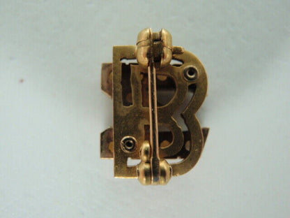 USA FRATERNITY PIN SIGMA BETA MADE IN GOLD. 573