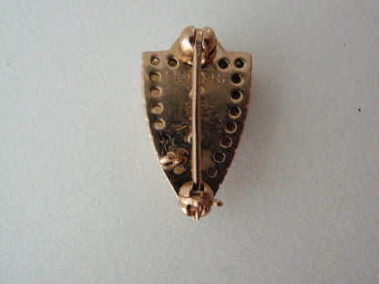 USA FRATERNITY PIN PHI SIGMA NU. MADE IN GOLD. 1932. NAMED. 326