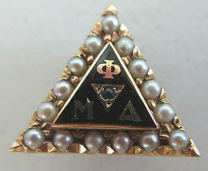 美国 PIN PHI MU DELTA 兄弟会。黄金制造。 1350