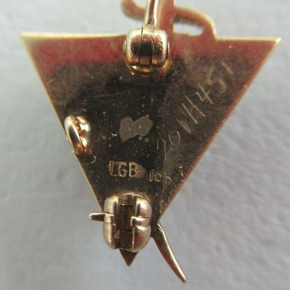 USA FRATERNITY PIN ALPHA LAMBDA PI. MADE IN GOLD 10K. MARKED. 1412