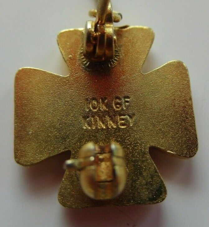 USA FRATERNITY PIN SIGMA LAMBDA PHI. MADE IN GOLD FILLED. 1195